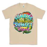 Mushroom sunrise sunburn sunset repeat Classic Tee - BarkalooDesign