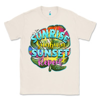 Natural sunrise sunburn sunset repeat Classic Tee - BarkalooDesign