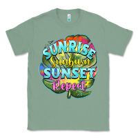 Sage sunrise sunburn sunset repeat Classic Tee - BarkalooDesign