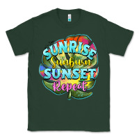 Sports Green sunrise sunburn sunset repeat Classic Tee - BarkalooDesign