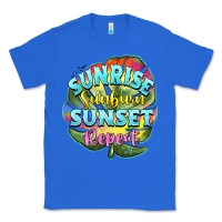 True Royal sunrise sunburn sunset repeat Classic Tee - BarkalooDesign