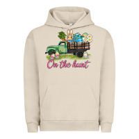 Pigment French Oak easter on the hunt Urban Hoodie - AdoDesignShop
