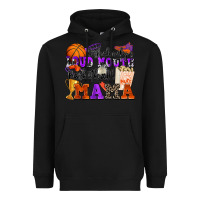 Black somebody's loud mouth basketball mama Heavyweight Hoodie - Zillion Design Studio