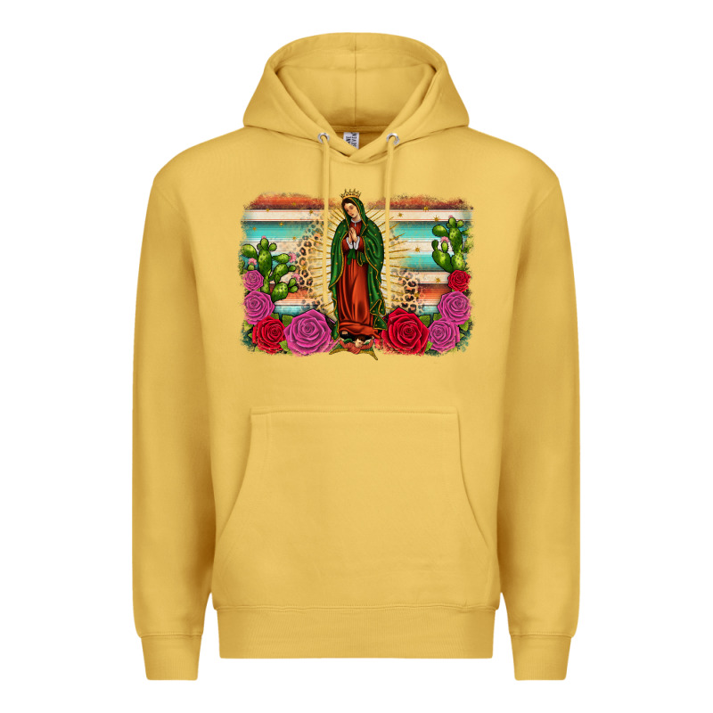 Western Our Lady Of Guadalupe Premium Hoodie by JahusDesignShop | Teevron
