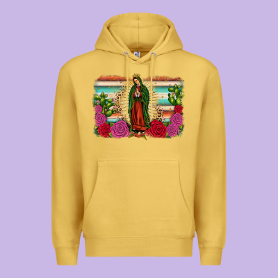 Western Our Lady Of Guadalupe Premium Hoodie Designed By Jahusdesignshop