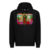 Black western our lady of guadalupe Premium Hoodie - JahusDesignShop