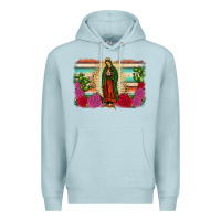 Blue Mist western our lady of guadalupe Premium Hoodie - JahusDesignShop