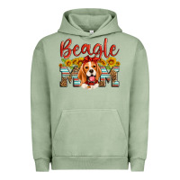 Pigment Oil Green beagle mom Urban Hoodie - Artiststas