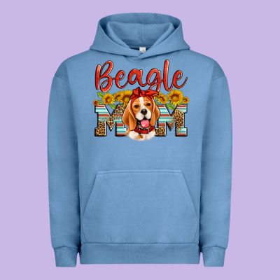 Beagle Mom Urban Hoodie Designed By Artiststas