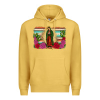 Antique Gold western our lady of guadalupe Premium Hoodie - JahusDesignShop