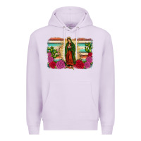 Lilac western our lady of guadalupe Premium Hoodie - JahusDesignShop
