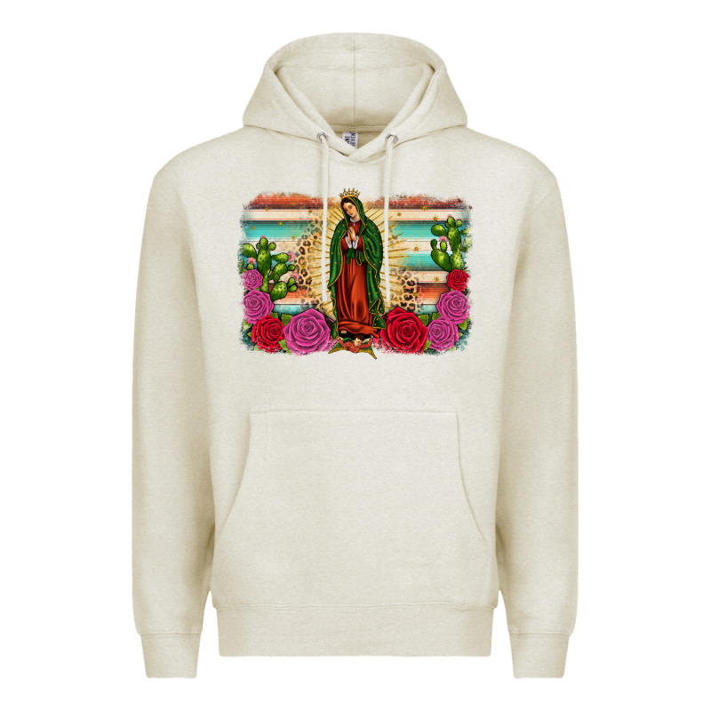 Western Our Lady Of Guadalupe Premium Hoodie by JahusDesignShop | Teevron