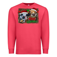 Cardinal merry christmas heifers Premium Sweatshirt - RanaPortraitStore