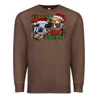 Chestnut merry christmas heifers Premium Sweatshirt - RanaPortraitStore