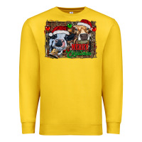 Lemon merry christmas heifers Premium Sweatshirt - RanaPortraitStore