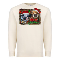 Sandshell merry christmas heifers Premium Sweatshirt - RanaPortraitStore