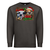 Smoke merry christmas heifers Premium Sweatshirt - RanaPortraitStore