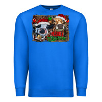 True Royal merry christmas heifers Premium Sweatshirt - RanaPortraitStore