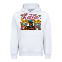 White rottweiler mom Urban Hoodie - Artiststas