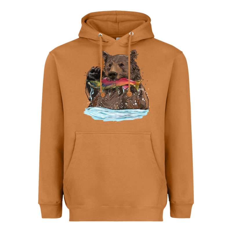 Mama Bear Haunting Fish Heavyweight Hoodie by RanaPortraitStore | Teevron