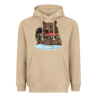 Mushroom mama bear haunting fish Heavyweight Hoodie - RanaPortraitStore