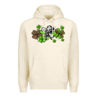 Tofu Western Cowhide Leopard Glitter Shamrocks Premium Hoodie - Jasminsmagicworld