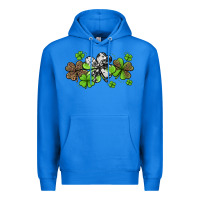 True Royal Western Cowhide Leopard Glitter Shamrocks Premium Hoodie - Jasminsmagicworld