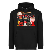 Black somebody's loud mouth baseball mama Heavyweight Hoodie - Zillion Design Studio
