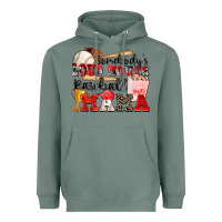 Sage somebody's loud mouth baseball mama Heavyweight Hoodie - Zillion Design Studio