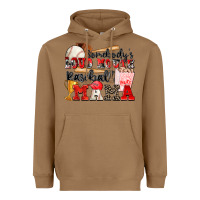 Toasted Coconut somebody's loud mouth baseball mama Heavyweight Hoodie - Zillion Design Studio