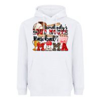 White somebody's loud mouth baseball mama Heavyweight Hoodie - Zillion Design Studio