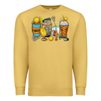 Antique Gold lacrosse coffee cups Premium Sweatshirt - Zillion Design Studio