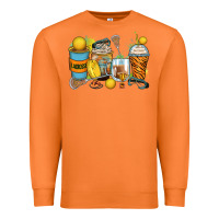 Carrot lacrosse coffee cups Premium Sweatshirt - Zillion Design Studio