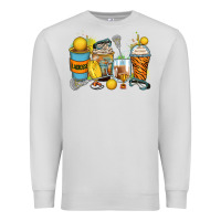 Dove Grey lacrosse coffee cups Premium Sweatshirt - Zillion Design Studio