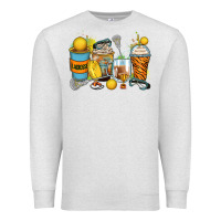 Oatmeal Heather lacrosse coffee cups Premium Sweatshirt - Zillion Design Studio