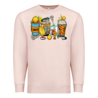 Pale Pink lacrosse coffee cups Premium Sweatshirt - Zillion Design Studio