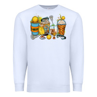 White lacrosse coffee cups Premium Sweatshirt - Zillion Design Studio