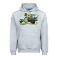Heather Grey easter hunt i̇n truck Urban Hoodie - AdoDesignShop