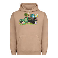 Pigment Burro easter hunt i̇n truck Urban Hoodie - AdoDesignShop