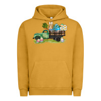 Pigment Peanut Butter easter hunt i̇n truck Urban Hoodie - AdoDesignShop