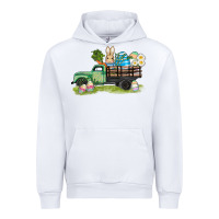 White easter hunt i̇n truck Urban Hoodie - AdoDesignShop