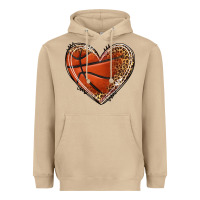 Mushroom basketball heart Heavyweight Hoodie - texasbilliewilder