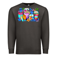 Smoke stitch summer coffee cups Premium Sweatshirt - Zillion Design Studio