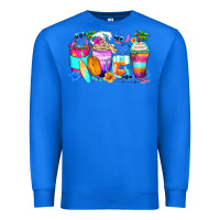 True Royal stitch summer coffee cups Premium Sweatshirt - Zillion Design Studio