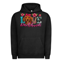 Pigment Black love dachshunds Urban Hoodie - Artiststas