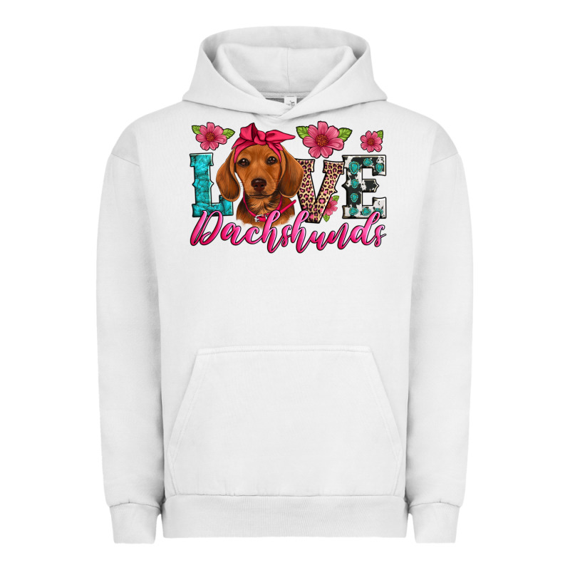 Love Dachshunds Urban Hoodie by Artiststas | Teevron