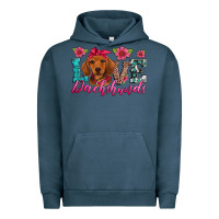 Pigment Midnight Navy love dachshunds Urban Hoodie - Artiststas