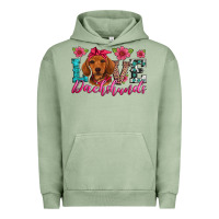 Pigment Oil Green love dachshunds Urban Hoodie - Artiststas