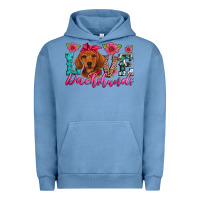 Pigment Pebble Blue love dachshunds Urban Hoodie - Artiststas