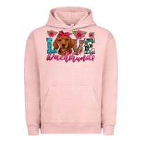 Pigment Salmon love dachshunds Urban Hoodie - Artiststas